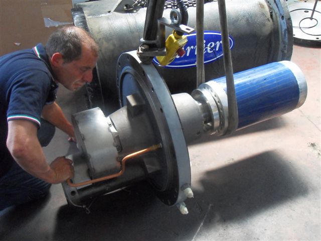 Smontaggio compressore centrifugo